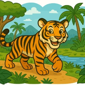 Prowling Tiger